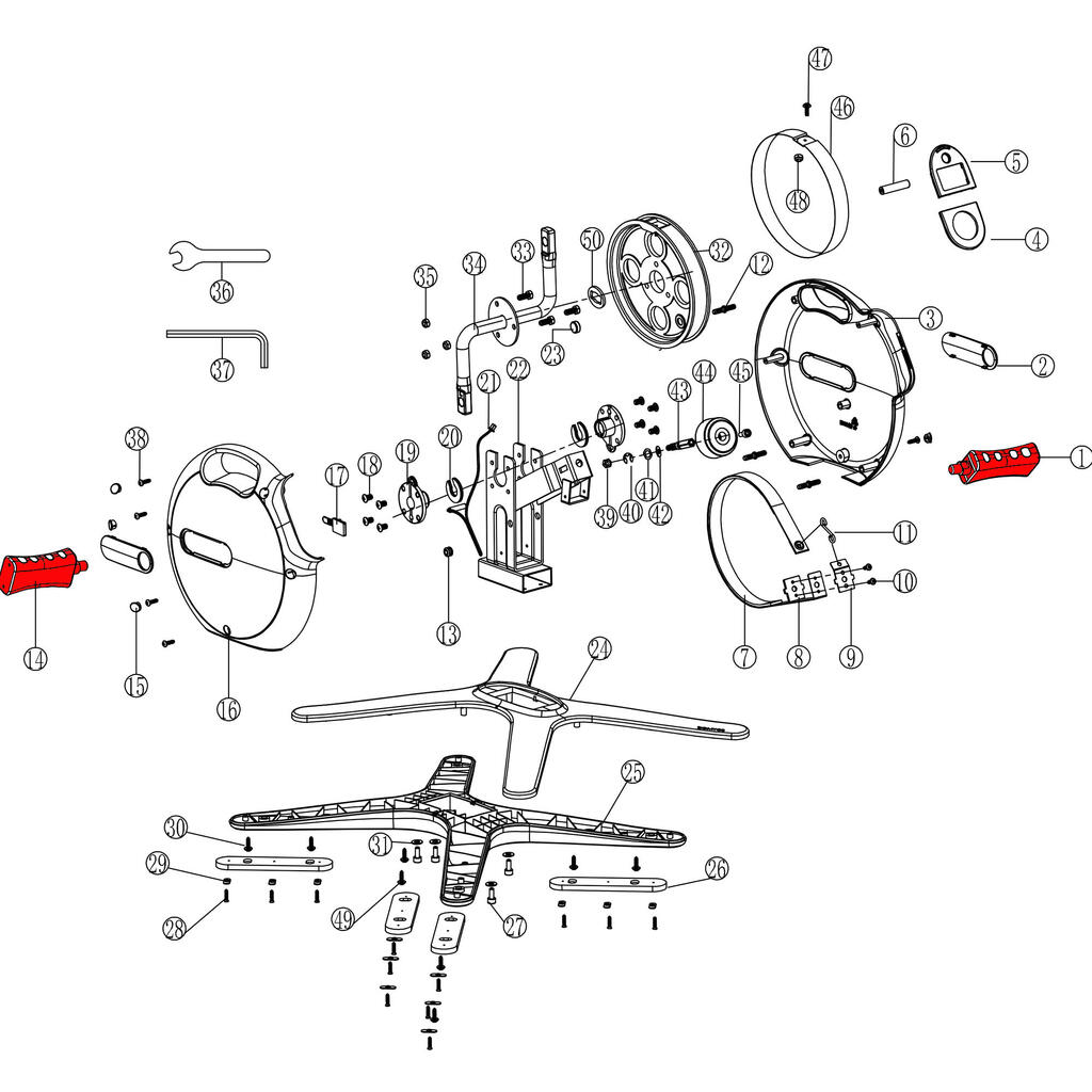 Pair of Pedals - Minibike Spare Part